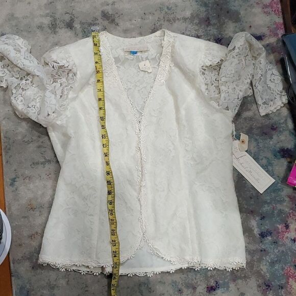 Vintage NWT Barbara Chodos for Michael Marcella 2 Piece Dress & Jacket in Cream - Picture 13 of 15